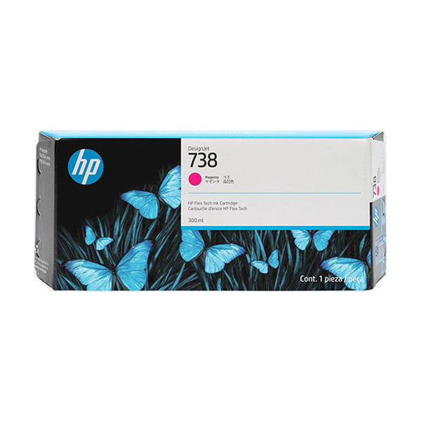 Μελάνι HP 738 (676M7A) Ματζέντα Υψηλής Χωρητικότητας (Πρωτότυπο) 093290 - 1