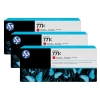 Μελάνι HP 771C (B6Y32A) Chromatic Red 3-pack 044258 - 1