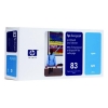 Printhead & Printhead Cleaner HP 83 (C4961A) Cyan 031630 - 1