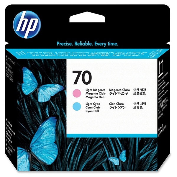 HP Printhead HP 70 (C9405A) Light Cyan & Light Magenta C9405A 030478 - 1