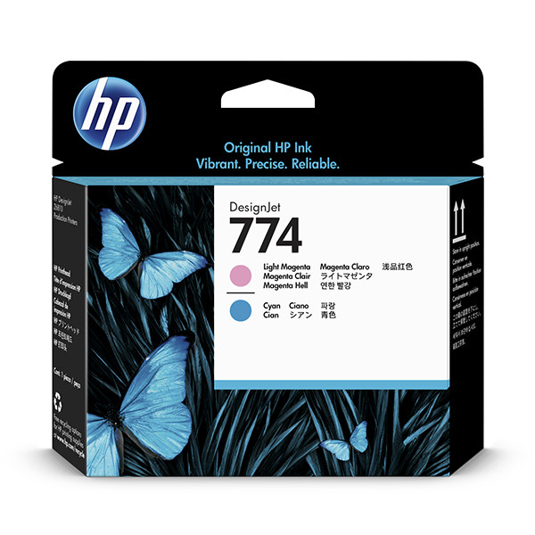 HP Printhead HP 774 (P2V98A) Light Magenta & Light Cyan P2V98A 055356 - 1