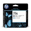 Printhead HP 774 (P2W01A) Matte Black & Cyan 055362 - 1
