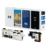 Printhead HP 90 (C5054A) Black & Printhead Cleaner 030600 - 1