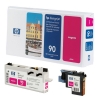 Printhead HP 90 (C5056A) Magenta και Printhead Cleaner 030610 - 1