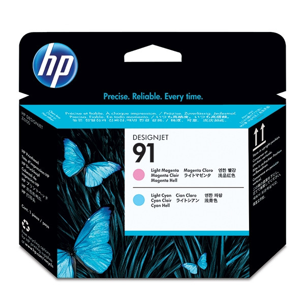 HP Printhead HP 91 (C9462A) Light Magenta & Light Cyan C9462A 030944 - 1