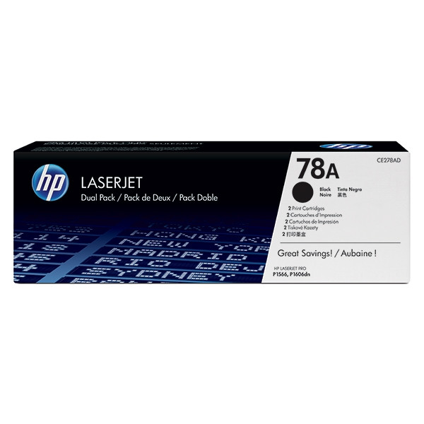 Toner HP 78AD (CE278AD) Black 2-pack 054104 - 1