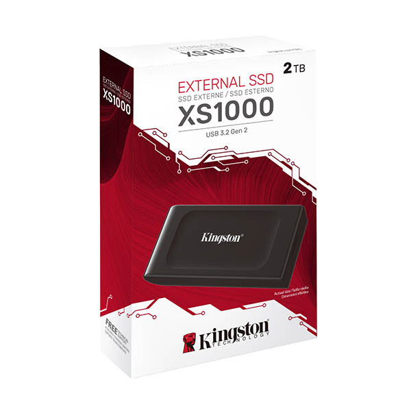 Εξωτερικός SSD Δίσκος Kingston XS1000 2TB USB 3.2 Black SXS1000/2000G 255013 - 3