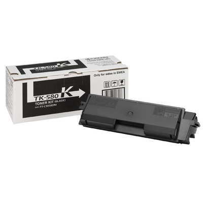 Kyocera TK-580K μαύρο toner (αυθεντικό Kyocera) 1T02KT0NL0 079328 - 1