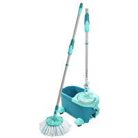 Σετ σφουγγαρίστρας Leifheit Clean Twist Disc Ergo με ροδάκια SLE00105