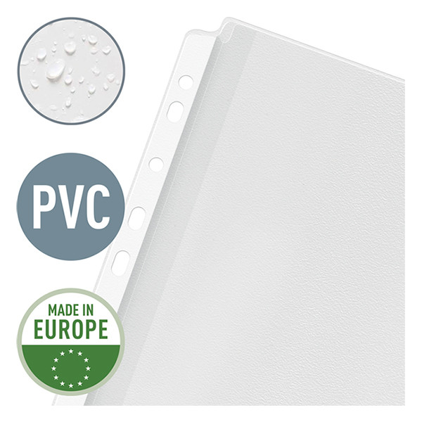 Θήκη Leitz Premium A4 Διαφανής 11 Oπών με Πτερύγιο 170 micron 5τμχ 202527 - 2