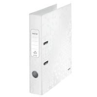 Κλασέρ Αρχειοθέτησης A4 Χαρτόνι Leitz WOW 180° 50mm White Metallic 202962