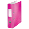 Κλασέρ Αρχειοθέτησης A4 Χαρτόνι Leitz WOW 180° 80mm Pink Metallic 202954 - 1