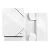 Ντοσιέ Leitz WOW 3982 Α4 Χαρτόνι White Metallic 202832 - 1
