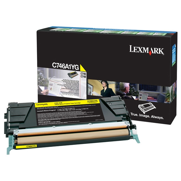 Lexmark Κίτρινο Toner Lexmark C746A1YG (γνήσιο Lexmark) C746A1YG 037212 - 1