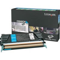 Lexmark Κυανό τόνερ υψηλής χωρητικότητας Lexmark C5240CH (αυθεντικό) C5240CH 034690
