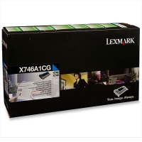 Lexmark Κυανό Toner Lexmark X746A1CG (αυθεντικό Lexmark) X746A1CG 037222