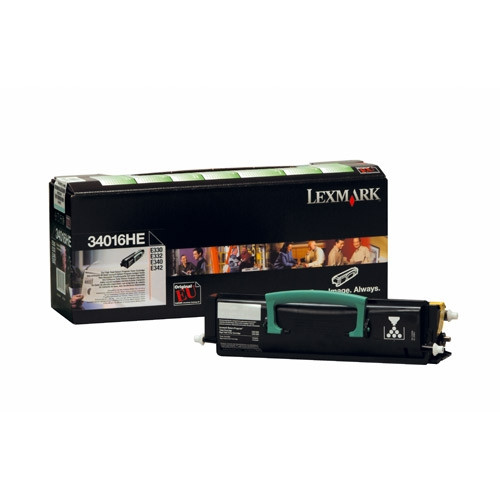 Lexmark Μαύρο τόνερ υψηλής χωρητικότητας Lexmark 34016HE (αυθεντικό Lexmark) 34016HE 034725 - 1
