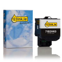 Lexmark Μαύρο  Toner υψηλής χωρητικότητας Lexmark 71B2HK0 (έκδοση 123 ink) 71B2HK0C 037749