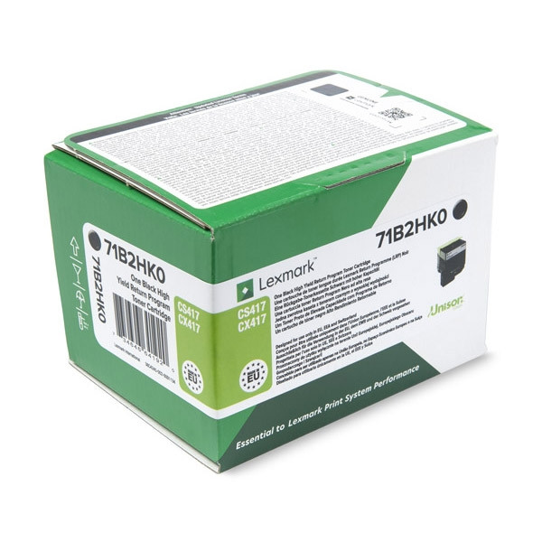 Lexmark Μαύρο  Toner υψηλής χωρητικότητας Lexmark 71B2HK0 (αυθεντικό Lexmark) 71B2HK0 037748 - 1