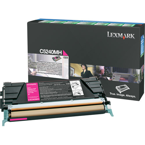 Lexmark Τόνερ ματζέντα υψηλής χωρητικότητας Lexmark C5240MH (αυθεντικό) C5240MH 034695 - 1