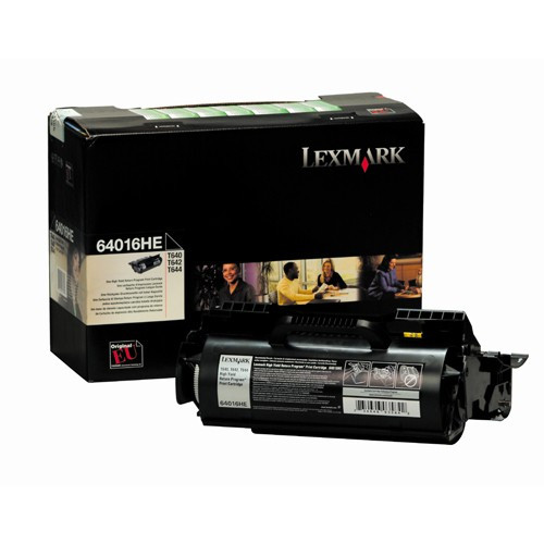 Lexmark 64016HE μαύρο toner υψηλής χωρητικότητας (πρωτότυπο) 64016HE 034735 - 1