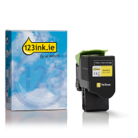 Lexmark 78C2XY0 εξαιρετικά υψηλής χωρητικότητας κίτρινο  Toner (123ink) 037891