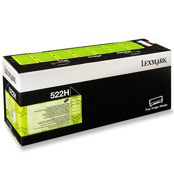 Lexmark Black Toner υψηλής χωρητικότητας Lexmark 522H (52D2H00) (αυθεντικό Lexmark) 52D2H00 037320 - 1