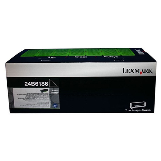 Lexmark Black Toner Lexmark 24B6186 (γνήσιο Lexmark) 24B6186 037714 - 1