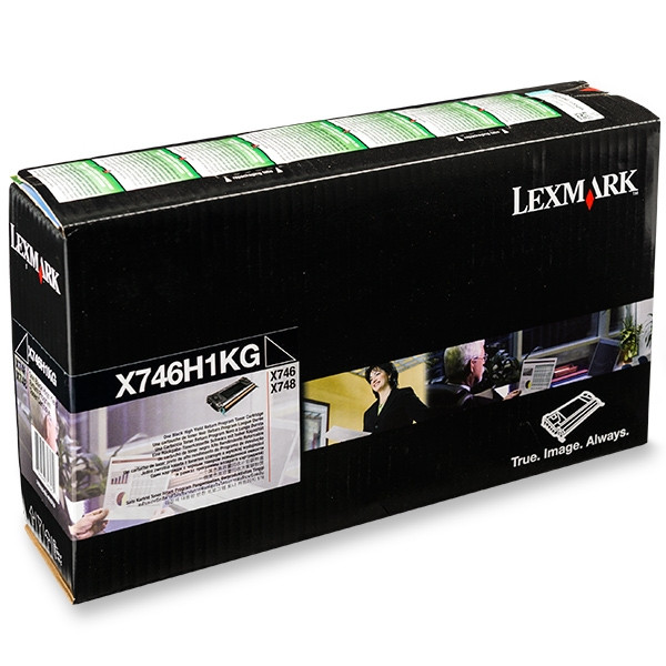 Lexmark Black Toner Lexmark X746H1KG (γνήσιο Lexmark) X746H1KG 037214 - 1