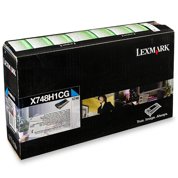 Cyan Toner υψηλής χωρητικότητας Lexmark X748H1CG (αυθεντικό Lexmark) 037216 - 1