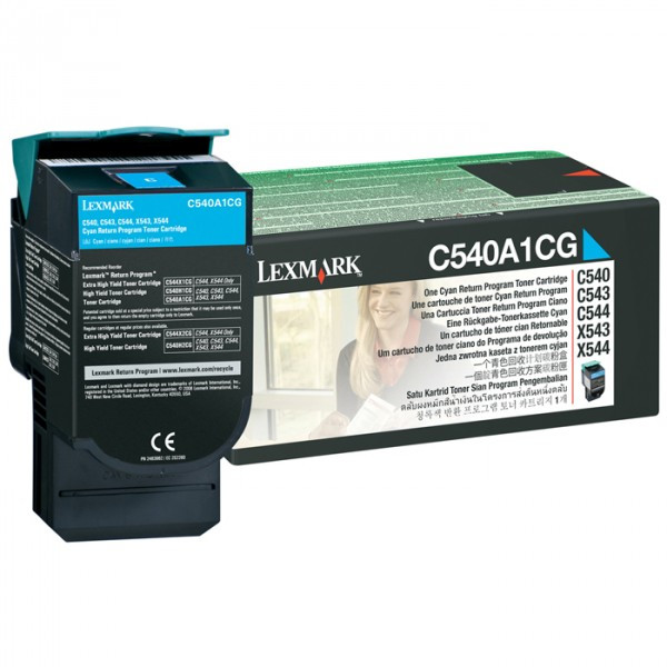 Cyan Toner Lexmark C540A1CG (αυθεντικό) 037026 - 1
