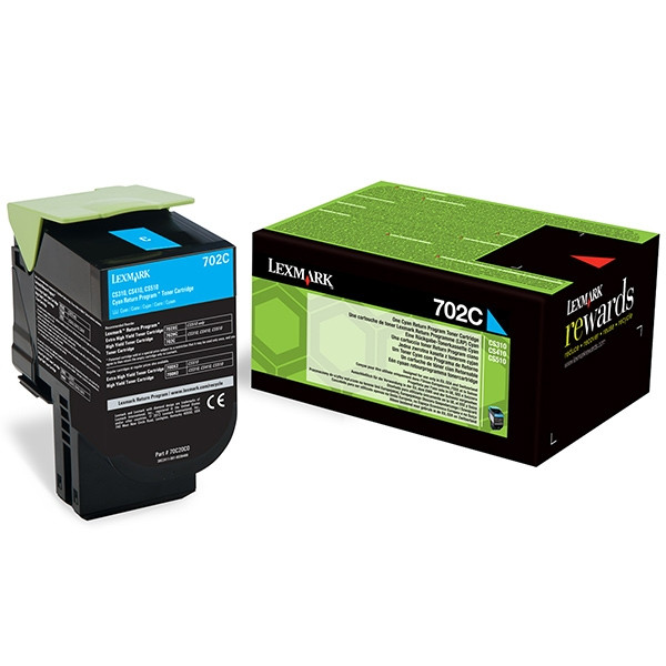 Lexmark Toner Lexmark 702C (70C20C0) Cyan 70C20C0 037240 - 1