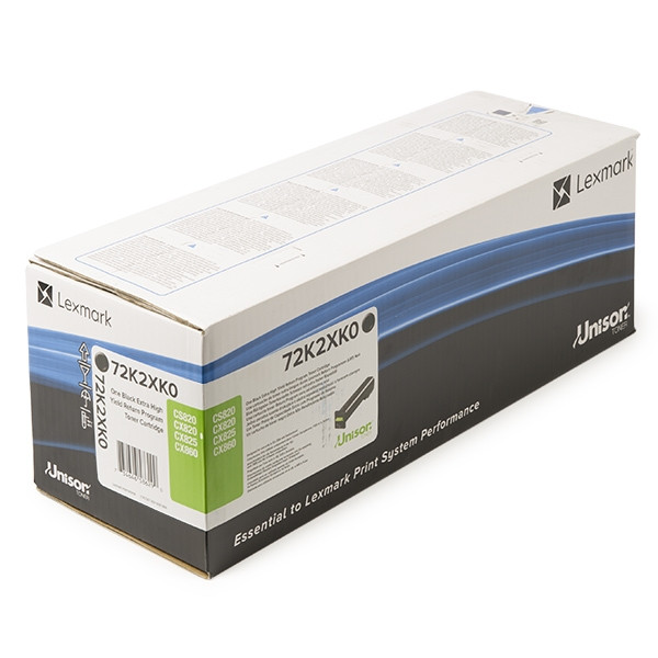 Toner Lexmark 72K2XK0 High Capacity Black 037638 - 1