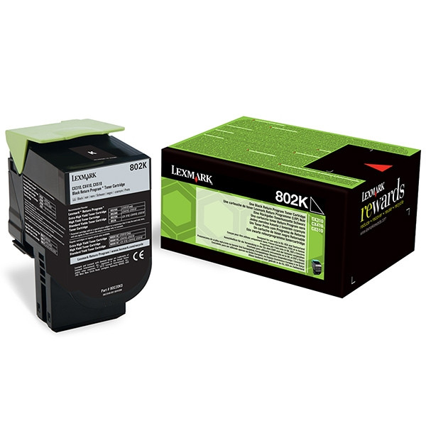 Toner Lexmark 802K (80C20K0) Black 037276 - 1