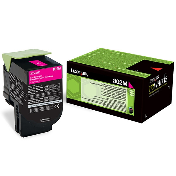 Toner Lexmark 802M (80C20M0) Magenta 037280 - 1