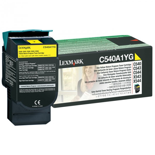 Toner Lexmark C540A1YG Yellow 037030 - 1