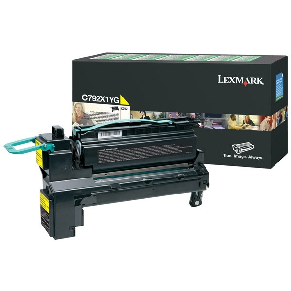 Toner Lexmark C792X1YG High Capacity Yellow 037160 - 1