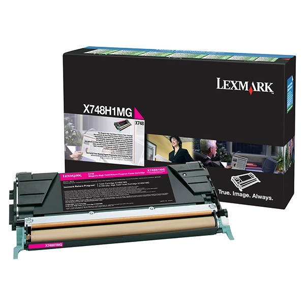Toner Lexmark X748H1MG High Capacity Magenta 037218 - 1