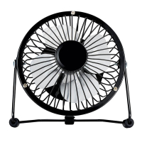 Επιτραπέζιος ανεμιστήρας Lifetime μαύρος (13 cm) 828973
