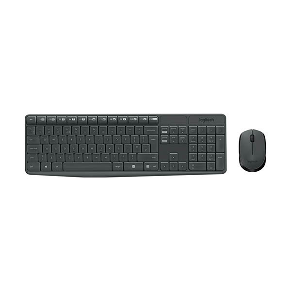 Ασύρματο πληκτρολόγιο και ποντίκι Logitech MK235 Grey 920-007931 224873 - 1
