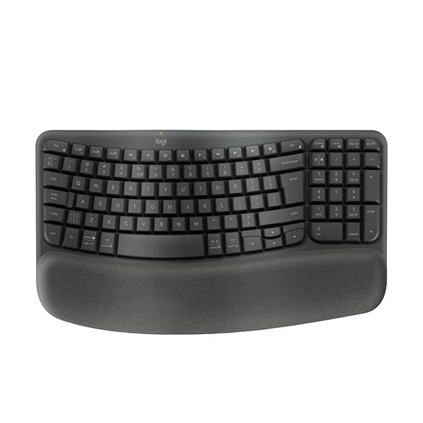 Εργονομικό Ασύρματο Πληκτρολόγιο Logitech Wave Keys 828208 - 1