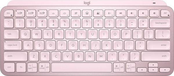 Πληκτρολόγιο Logitech MX Keys Mini Bluetooth Illuminated Rose 920-010500 570165 - 1