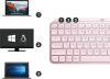 Πληκτρολόγιο Logitech MX Keys Mini Bluetooth Illuminated Rose 920-010500 570165 - 5