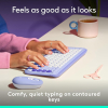Πληκτρολόγιο Logitech Pop Icon Keys Bluetooth Lilac/Off White 920-013074 570159 - 8