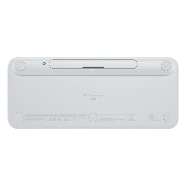 Πληκτρολόγιο Logitech Pop Icon Keys Bluetooth Off White/Orange 920-013072 570158 - 5