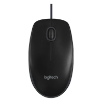 Ποντίκι Logitech B100 Μαύρο με καλώδιο 828062