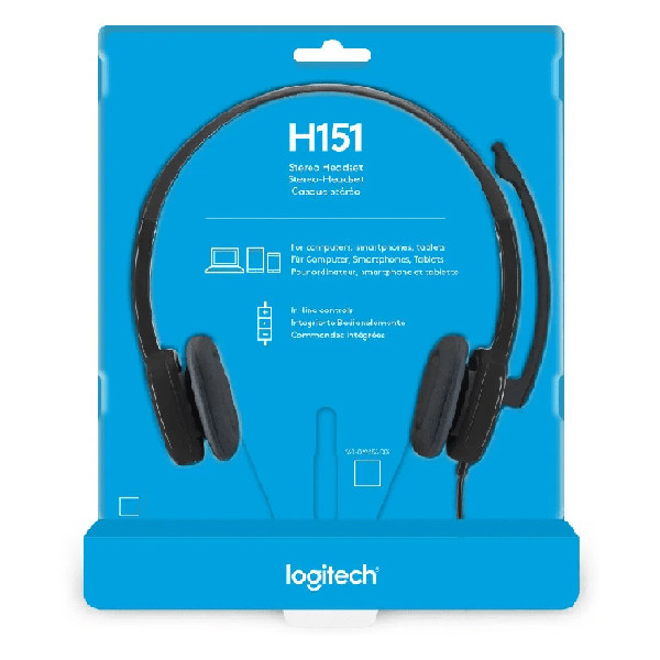 Headset Logitech H151 Black 404010 - 6