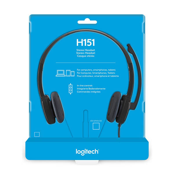 Headset Logitech H151 Black 404010 - 5