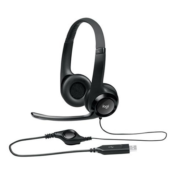 Headset Logitech H390 Black 828125 - 2