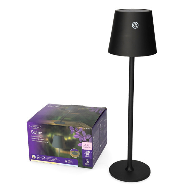 Lumineo Επιτραπέζιο Φωτιστικό Εξωτερικού Χώρου Lumineo Ø 11 x 37 cm 63-153 lm Μαύρο 892253 K170105527 - 4